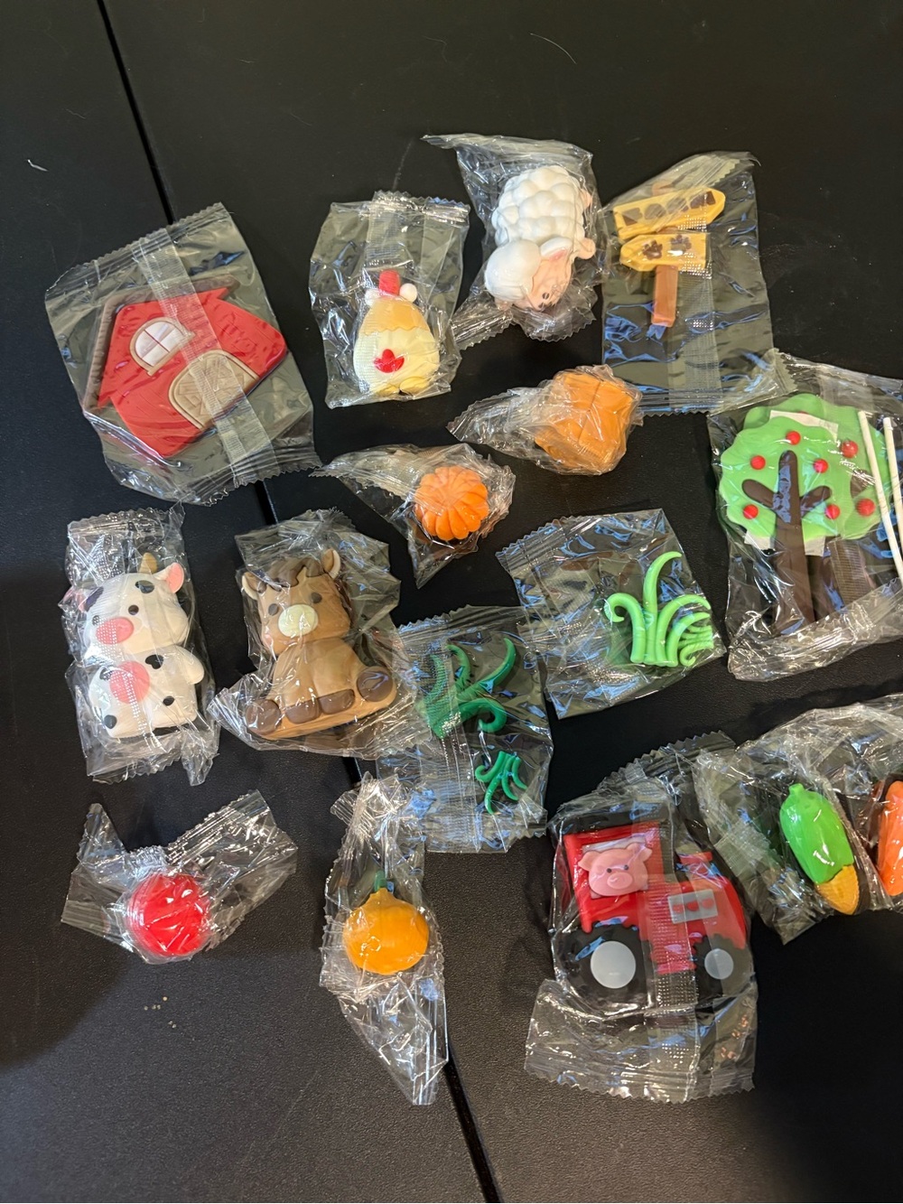 Farm Animal Cake Toppers 15 Pieces